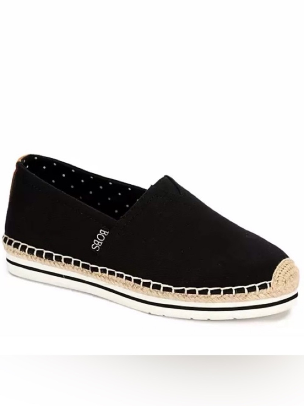 Skechers Black Slip-On Espadrille for Women Size 8.5